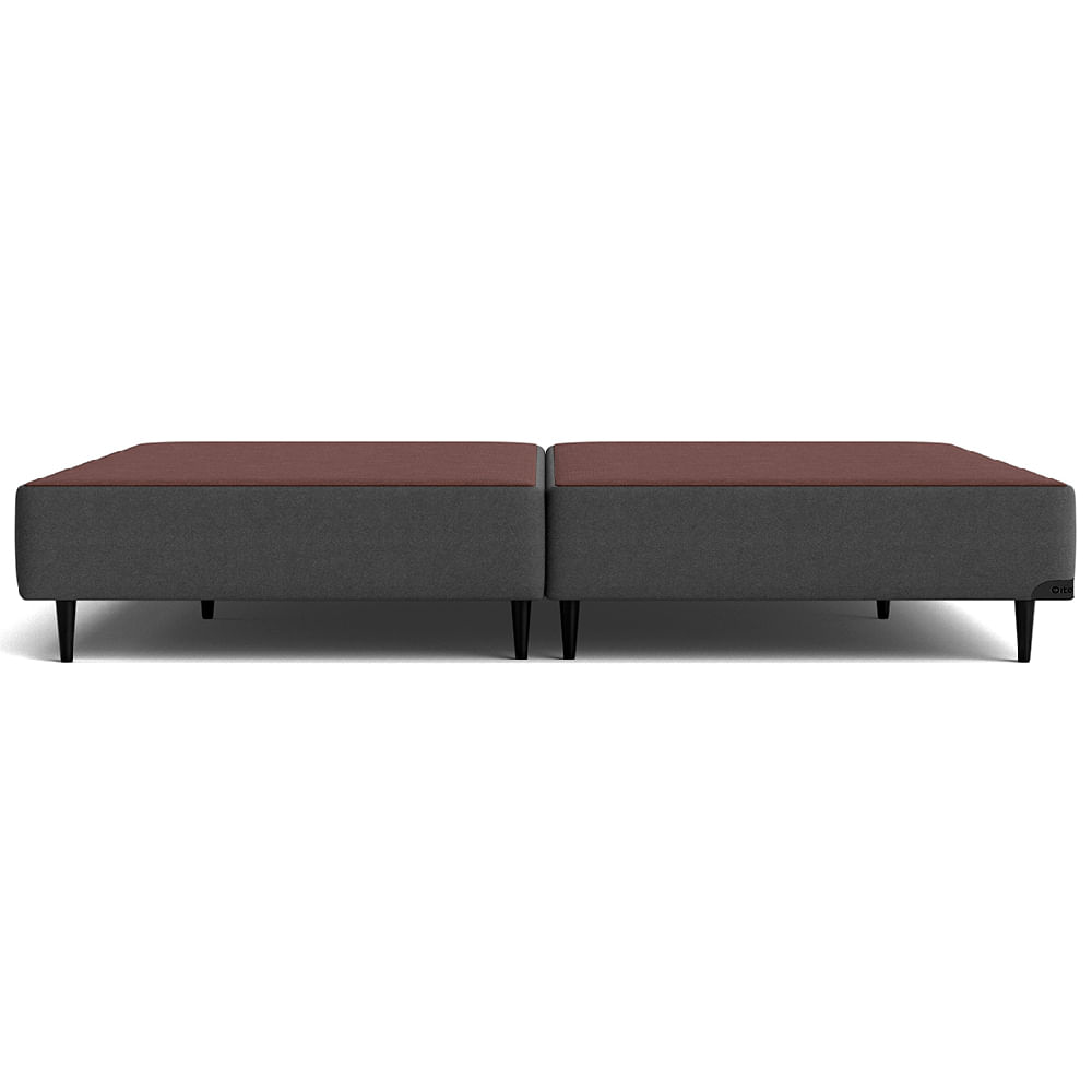 Base Sommier Carmuça Cinza Queen 158x198x23cm - 1051611852 - ORTOBOM - Imagem 3