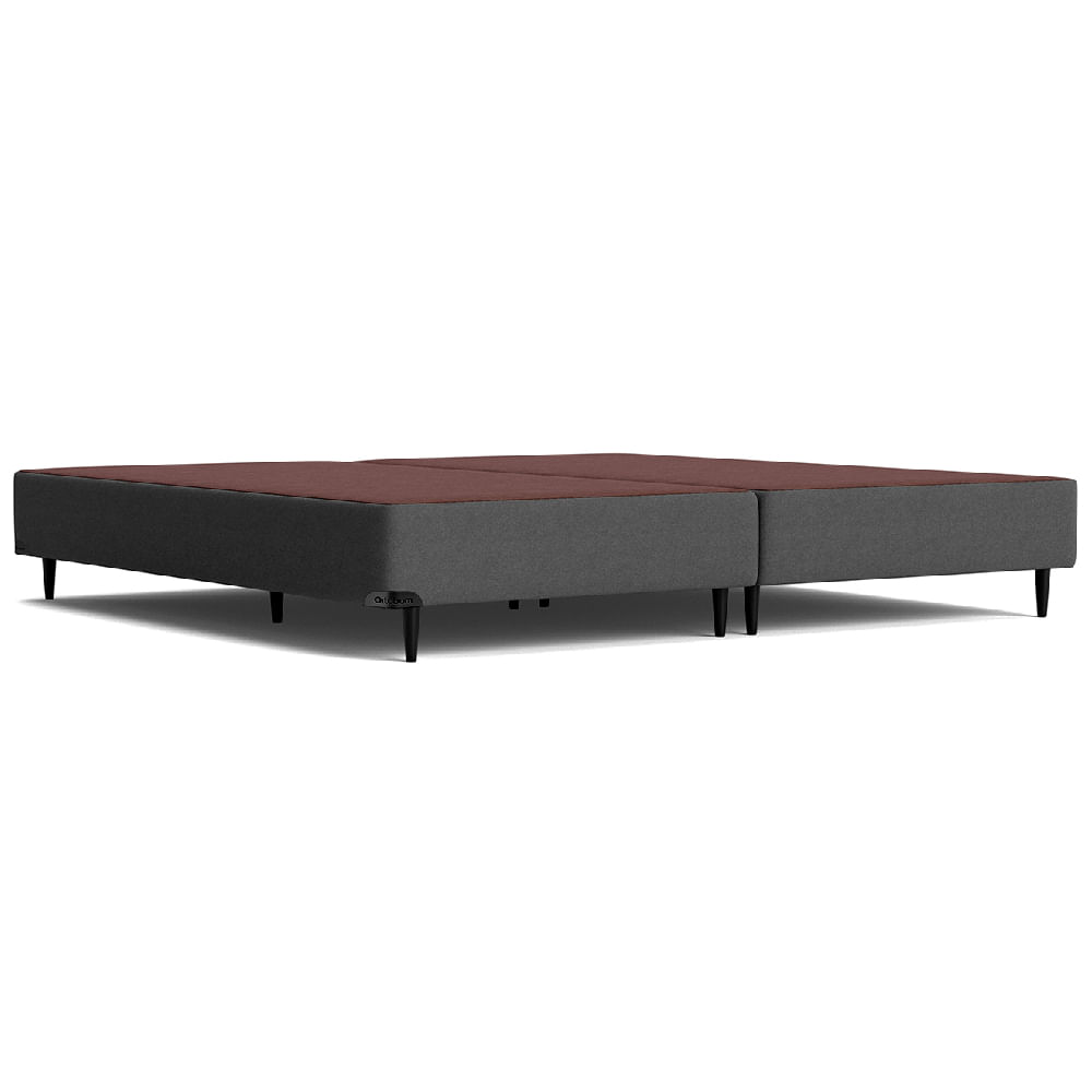 Base Sommier Camurça Cinza Super King 193x203x23cm - 1051611854 - ORTOBOM