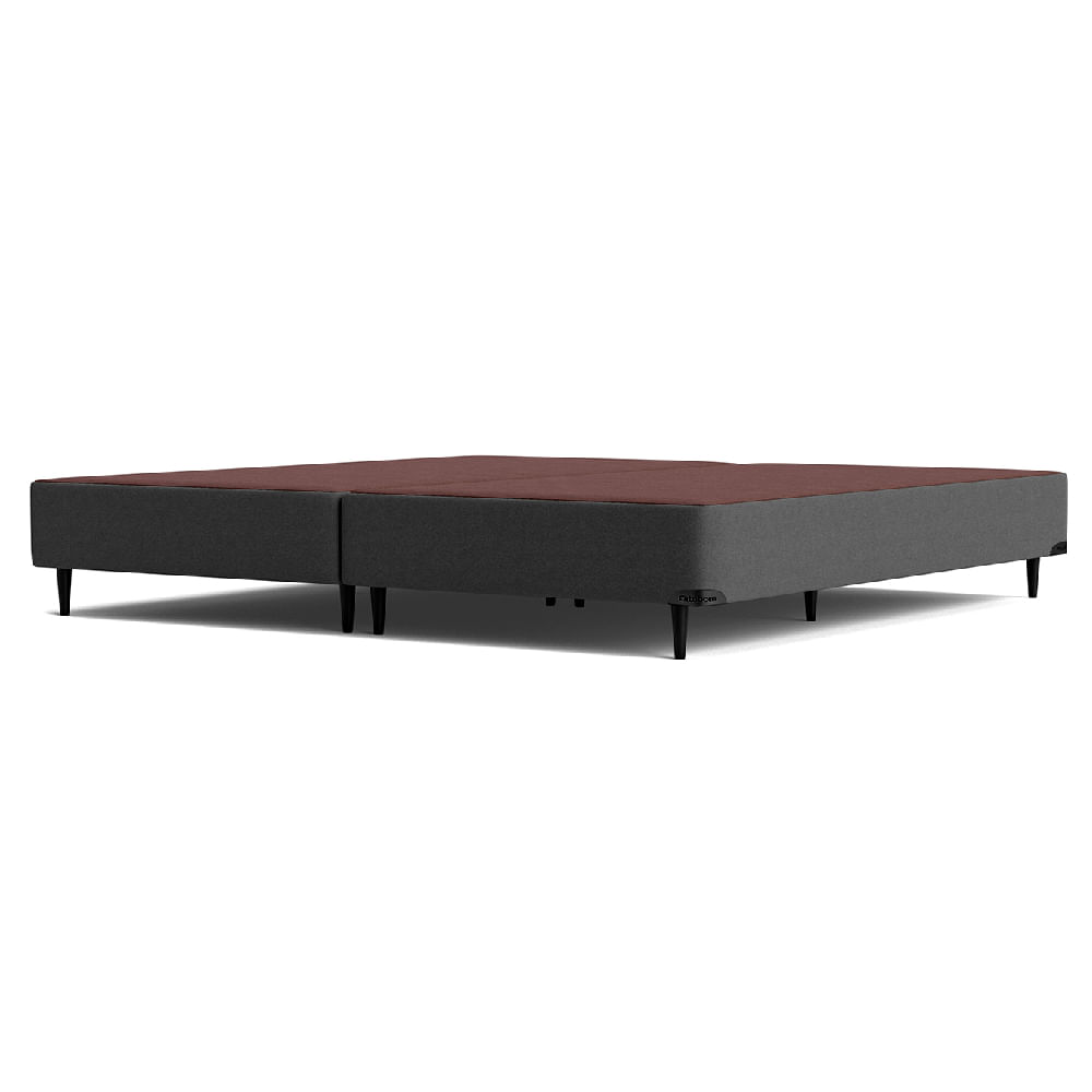 Base Sommier Camurça Cinza Super King 193x203x23cm - 1051611854 - ORTOBOM - Imagem 2