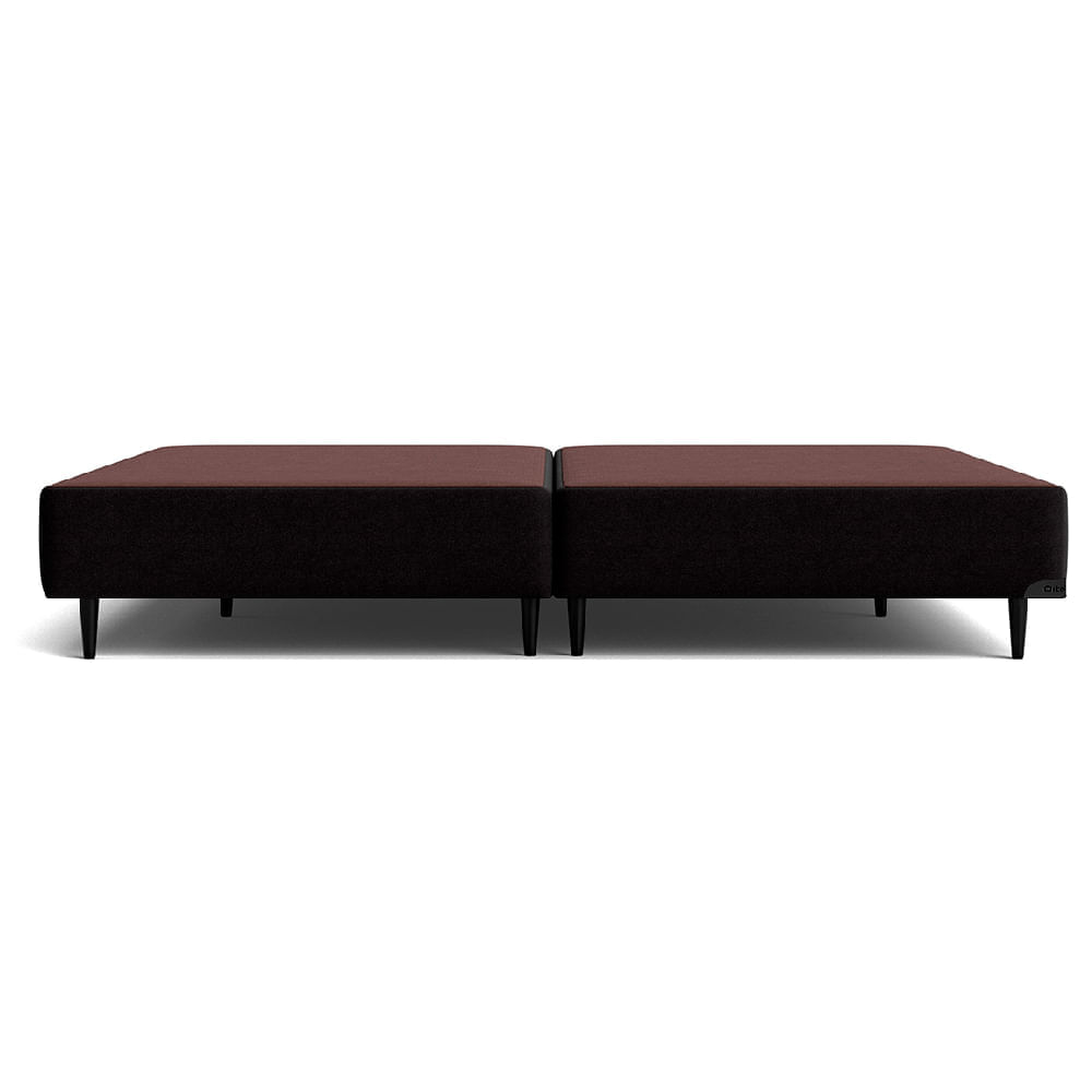 Base Sommier Camurça Preto Queen 158x198x23cm - 1051611810 - ORTOBOM - Imagem 3