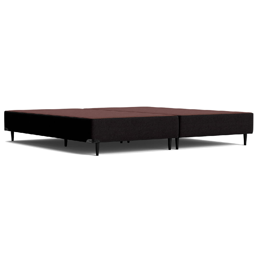 Base Sommier Camurça Preto Queen 158x198x23cm - 1051611810 - ORTOBOM - Imagem 4