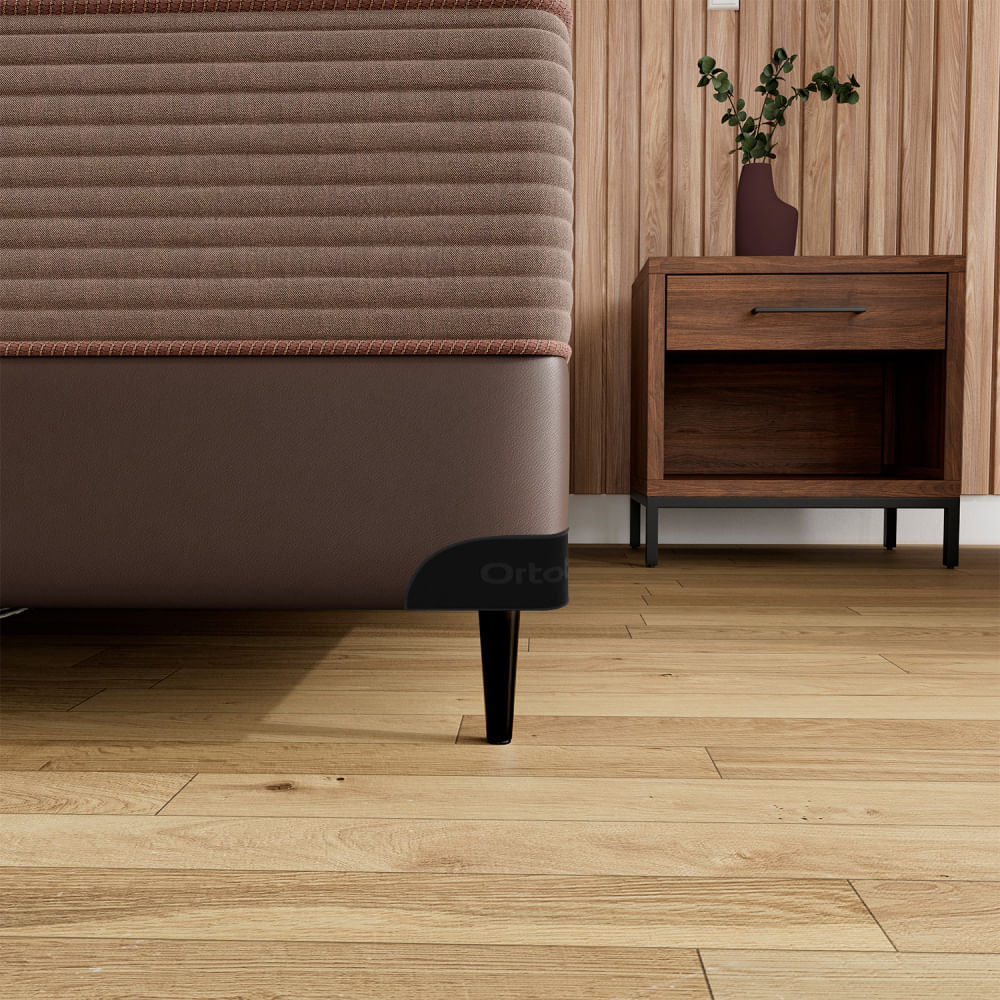 Base Sommier Marrom Solteiro 88x188x23cm - 1051611877 - ORTOBOM - Imagem 9
