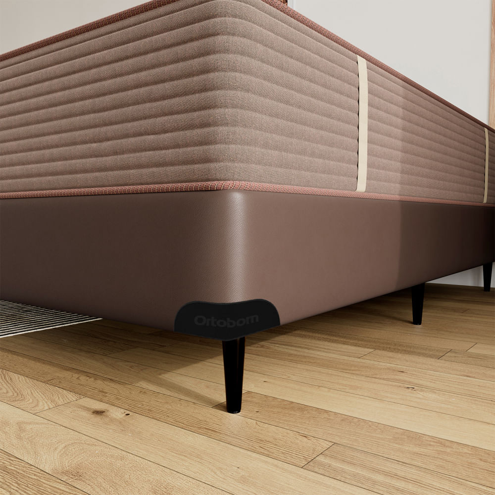 Base Sommier Marrom Solteiro 88x188x23cm - 1051611877 - ORTOBOM - Imagem 10