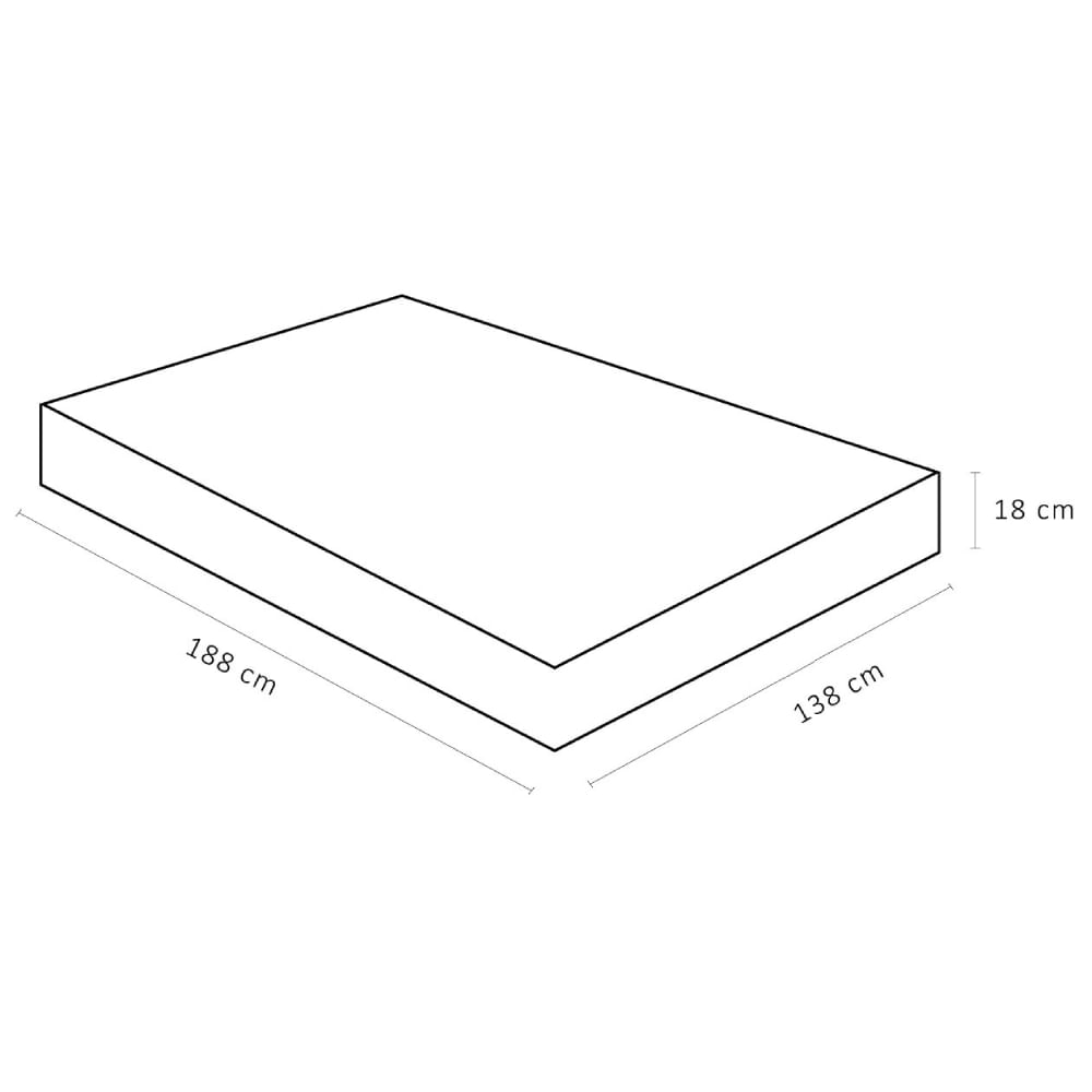 Colchão de Espuma Casal AirTech150 D45 18x138x188cm - 1040328311 - ORTOBOM - Imagem 3