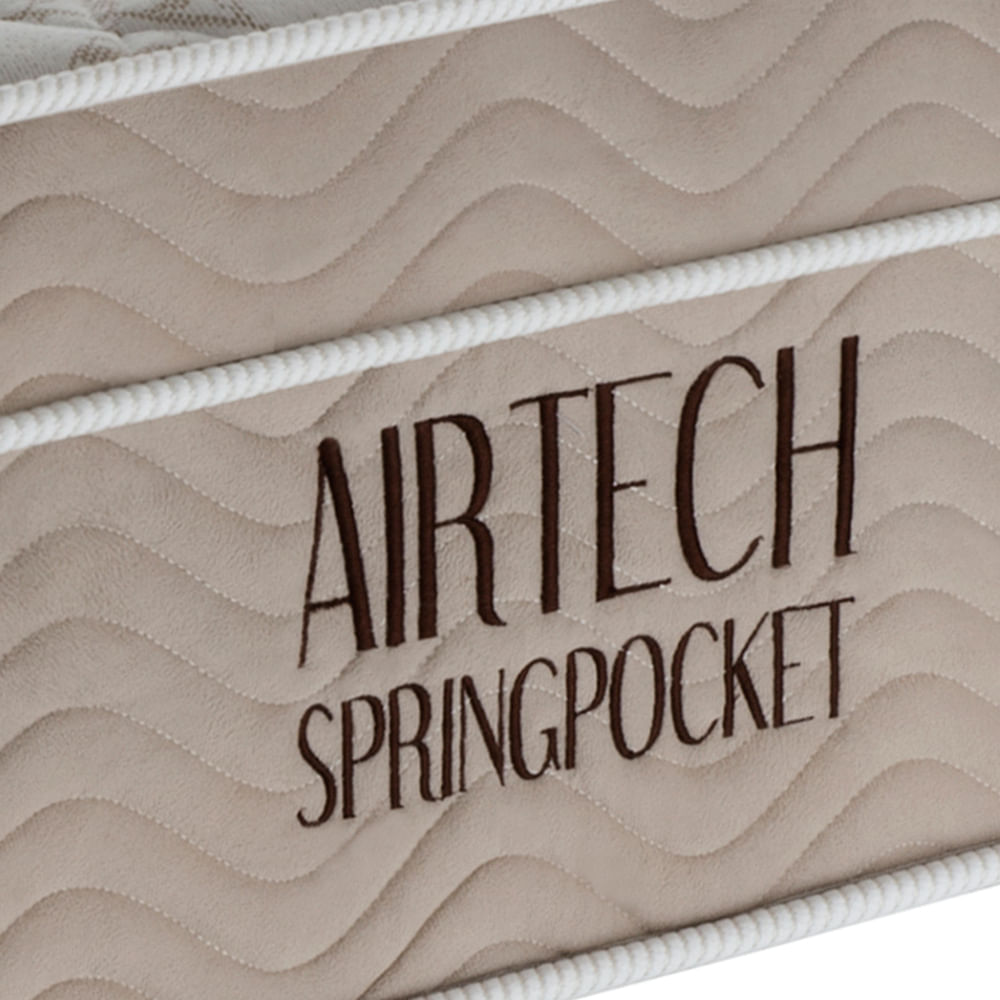 Colchão Viúva com Molas Ensacadas Airtech Spring Pocket 128x188x25cm - 1040421016 - ORTOBOM - Imagem 4