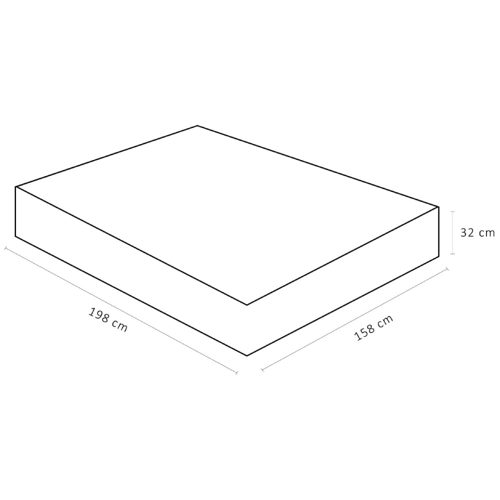 Colchão de Espuma Queen Size Freedom 158x198x32cm - 1041691615 - ORTOBOM - Imagem 5