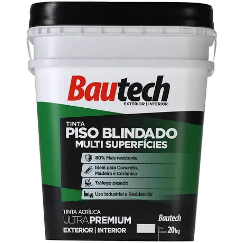 Tinta Piso Blindado Multi Superfícies 20 Kilos Branco - 36846 - BAUTECH