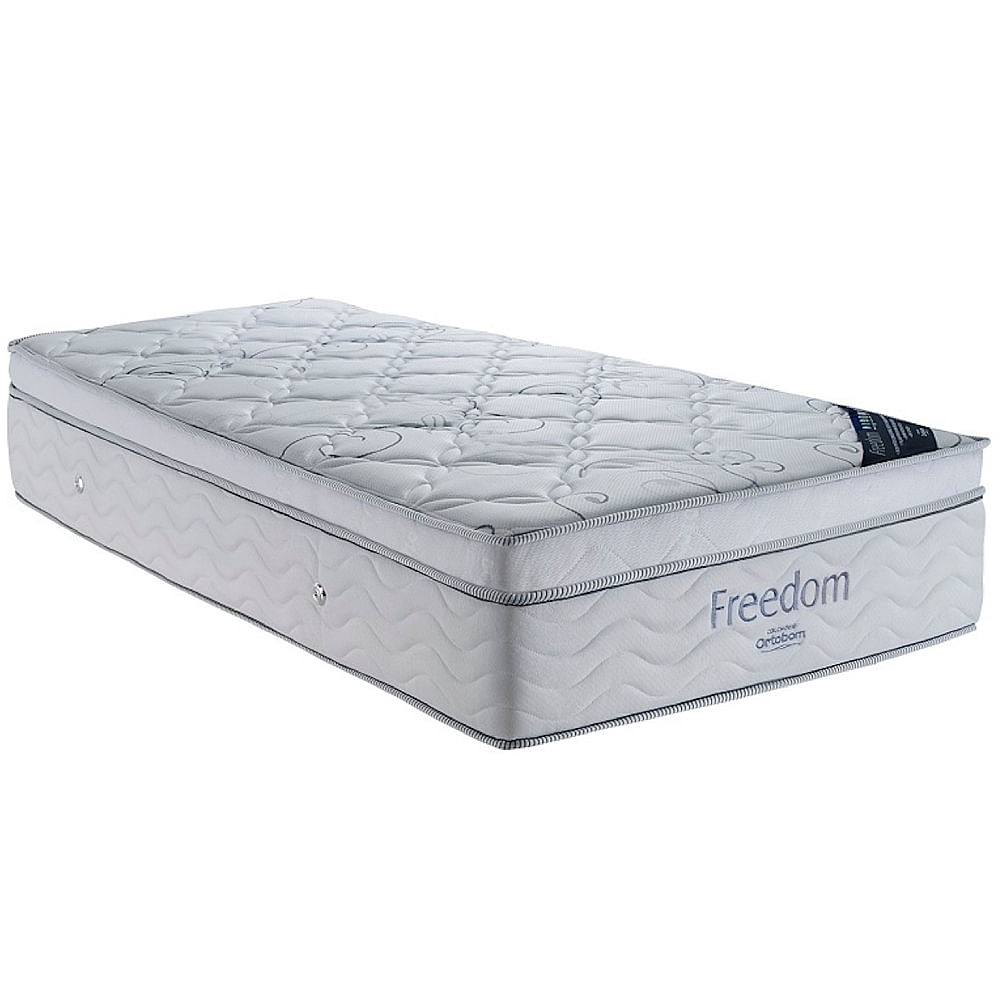 Colchão de Espuma Solteiro Freedom 88x188x32cm - 1041691613 - ORTOBOM
