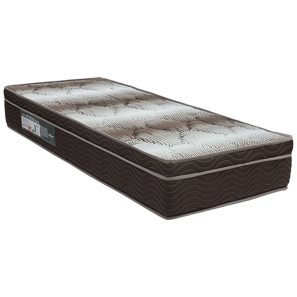 Colchão de Espuma Solteiro Light Ortopédico 88x188x23cm - 1040421096 - ORTOBOM