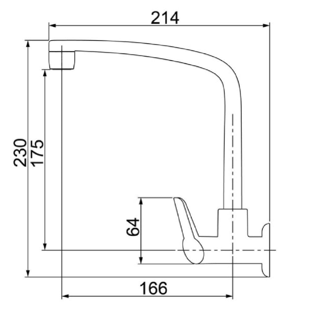 Torneira Cozinha Parede Bica Alta Flatt Preto Fosc - 7111110 - LORENZETTI - Imagem 2