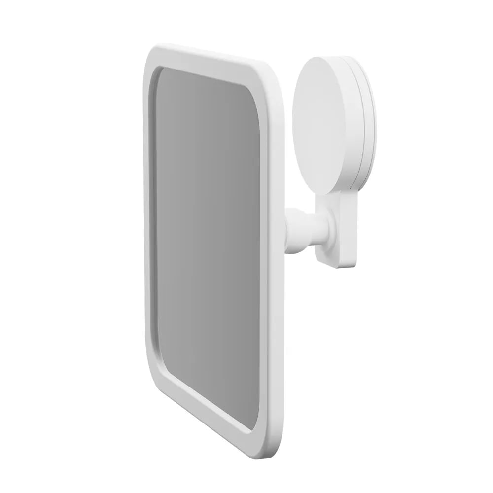 Espelho 17x7,4x21,9cm Com Adesivo Branco - AD/ESP*BR - ASTRA - Imagem 2