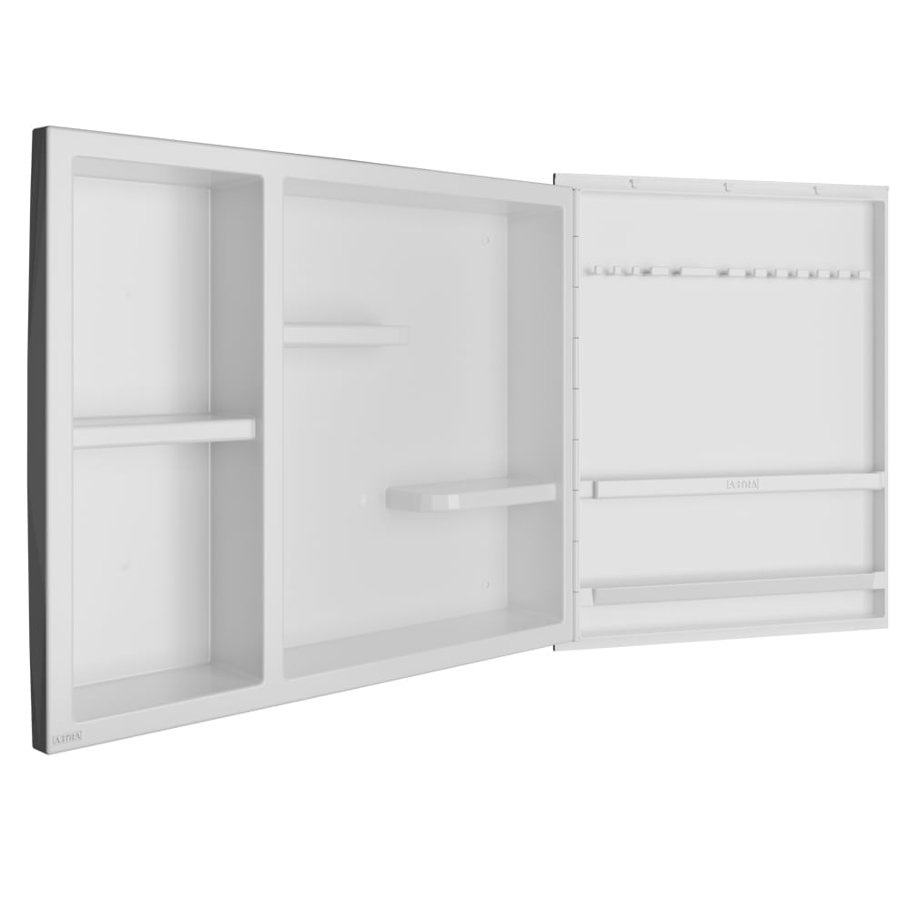Armário 54x46x10cm Plástico Com Nicho - A63*BR1 - ASTRA - Imagem 2