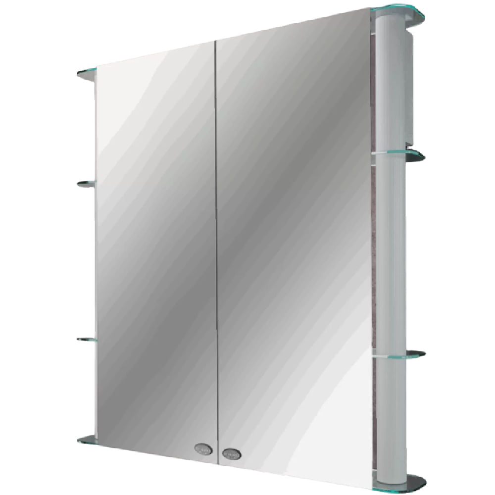 ARMARIO 62X64CM SOBREPOR SLIP II SILVER 23078 CRIS-METAL