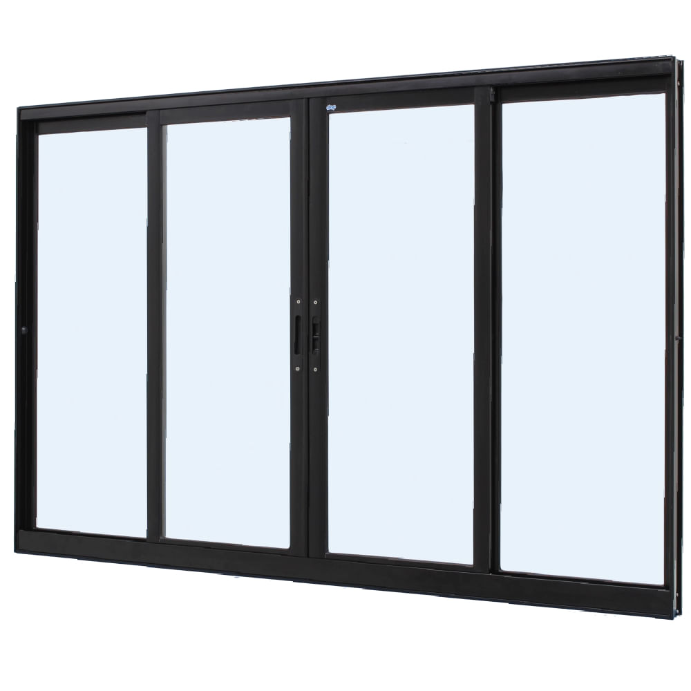 Janela Caribe 4F 200x120 Preta - 1002-5675 -JAP - Imagem 2