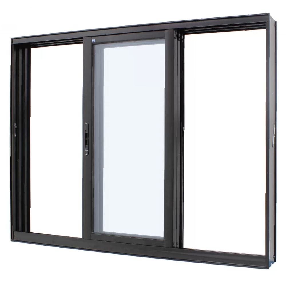 Janela Perfecta 3F 120x100 Preta - 1012-5664 - JAP - Imagem 2