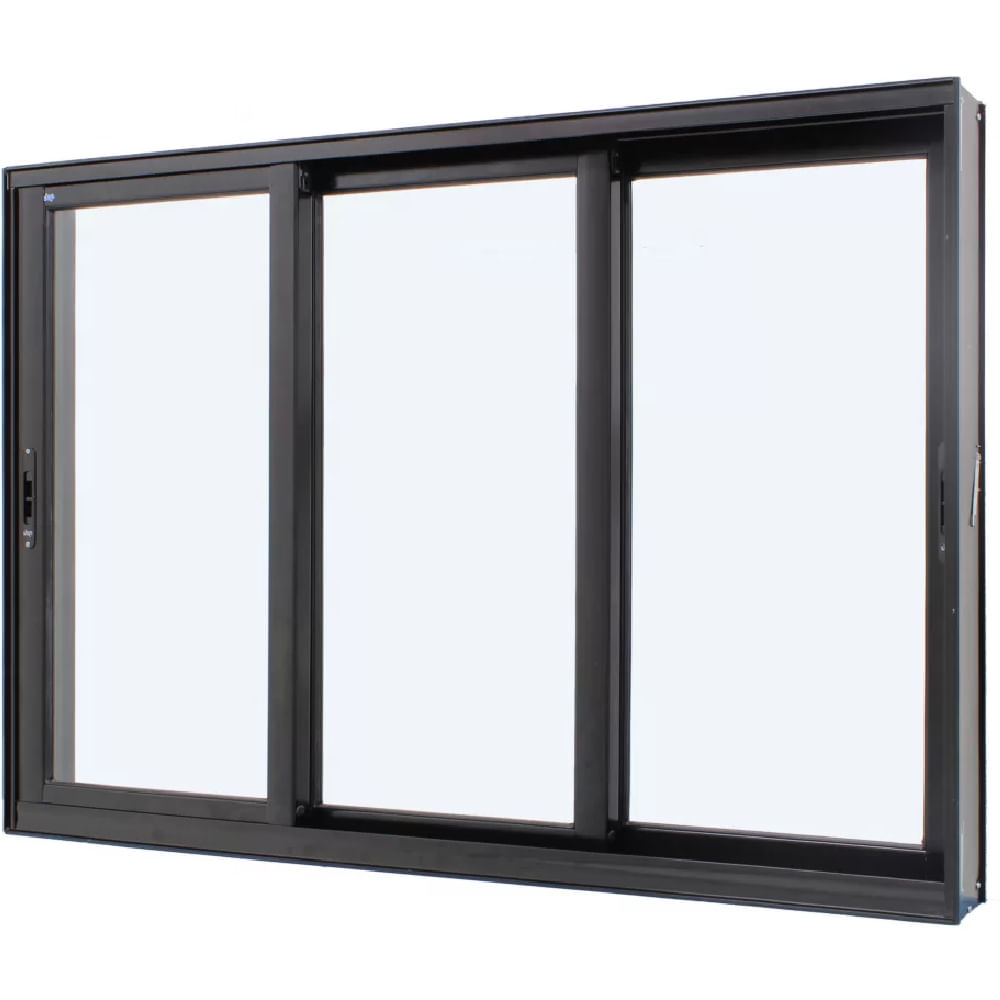 Janela Perfecta 3F 150x100 Preta - 1012-5673 - JAP