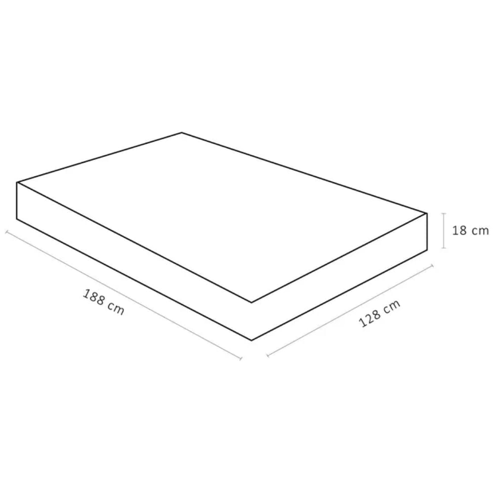 Colchão de Espuma Viúva Misto Iso 100 D33 128x188x18cm - 1040406518 - ORTOBOM - Imagem 3
