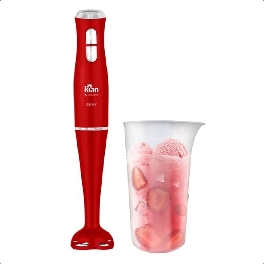 Mixer com Copo 700Ml 350 Watts 110 Volts Vermelho - 24461 - KIAN