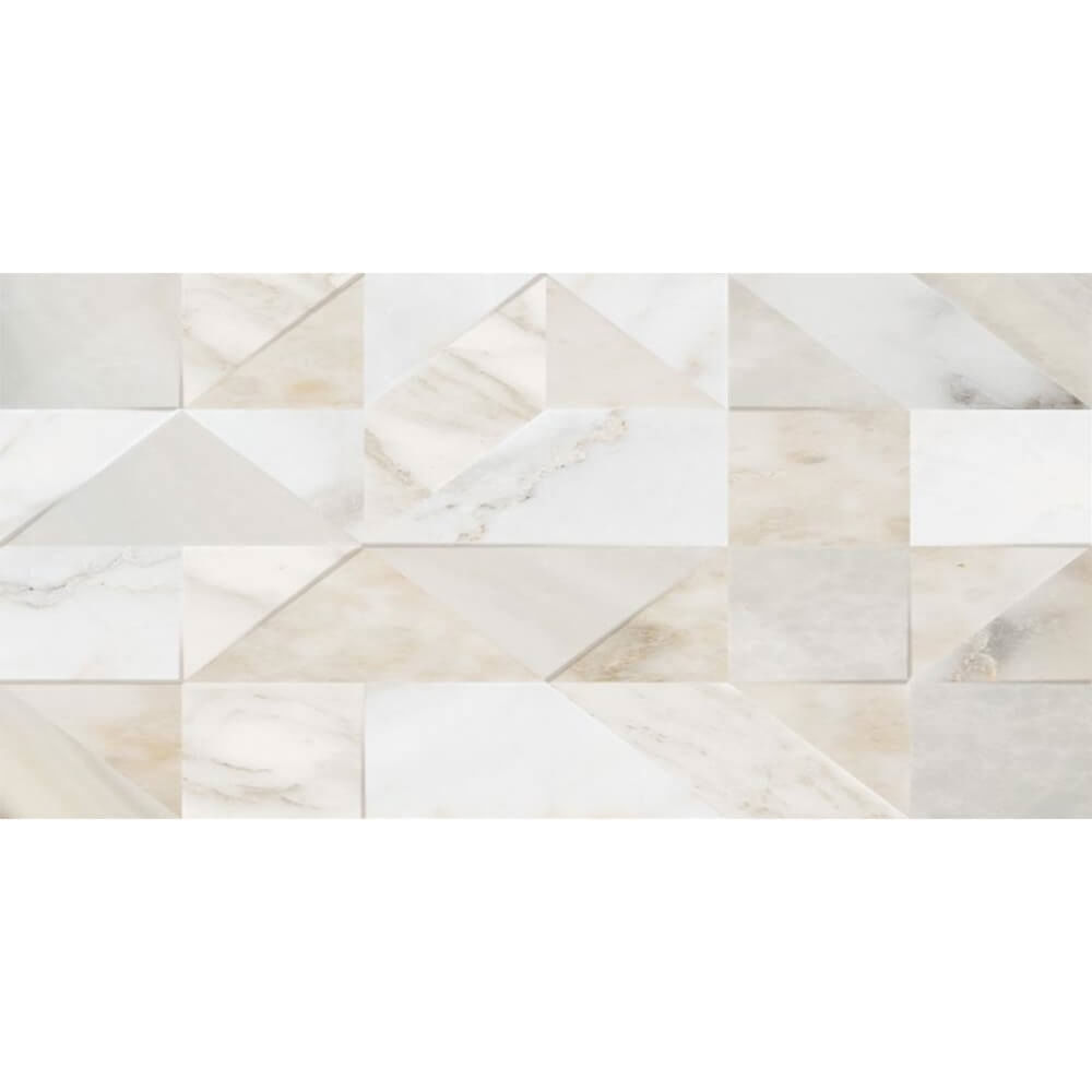 Revestimento Cerâmico Extra Retificado Acetinado 3D 35x70cm Caixa com 1,68m² / 7 Peças - HDM36660R - INCEFRA