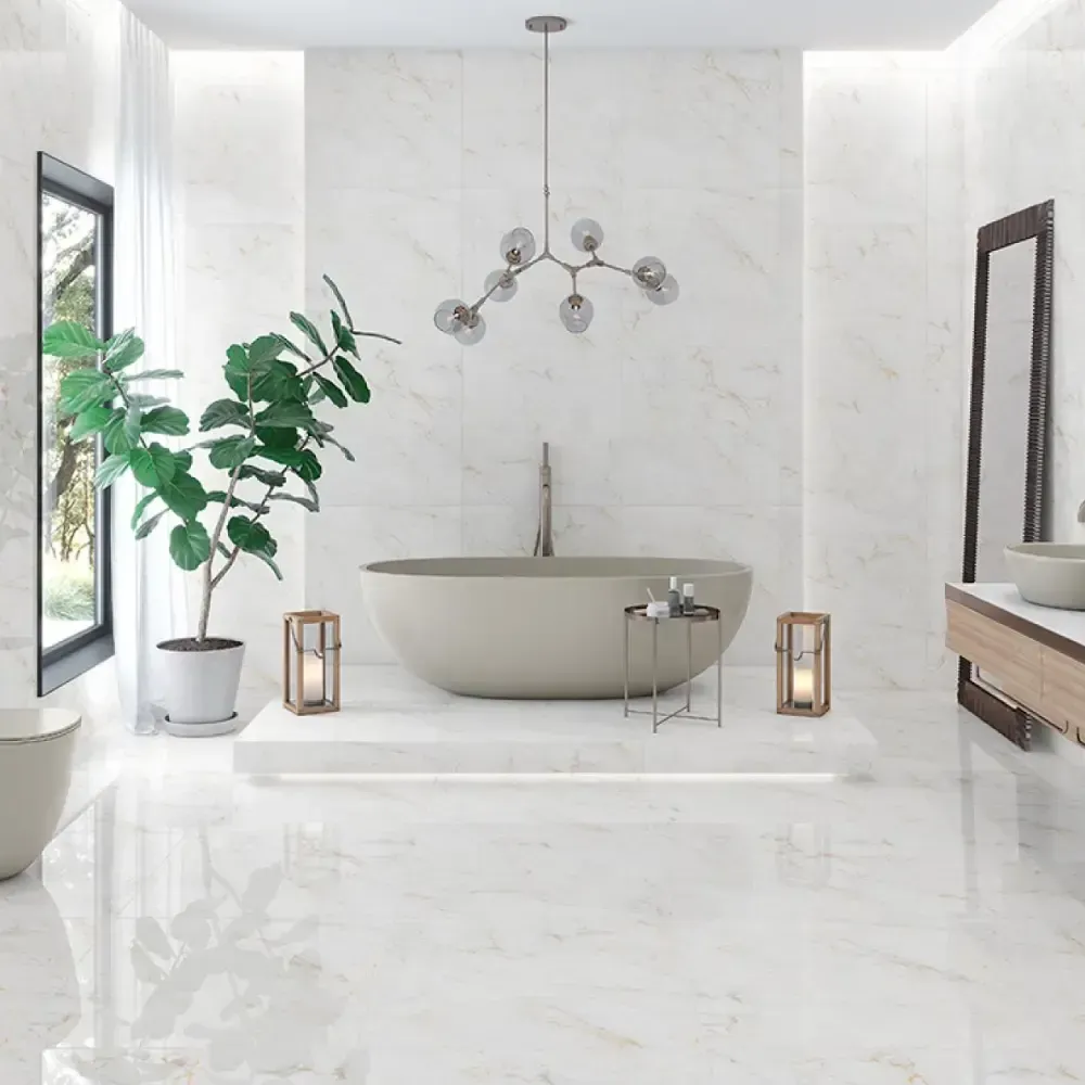 Piso Speciale Acetinado Retificado 74x74cm Caixas com 2,19m² / 4 Peças - PHD70170R - INCEFRA - Imagem 2