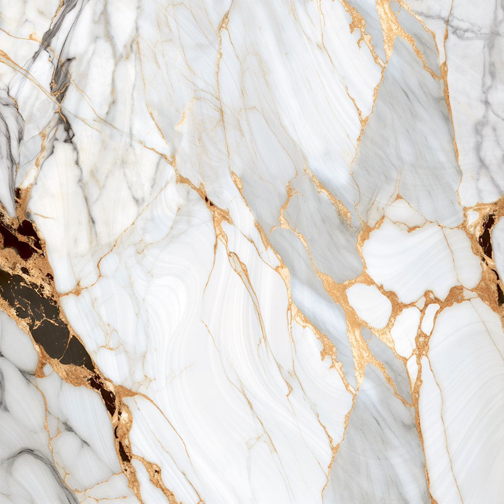 Piso Polido Retificado HD Damasco 82X82cm Caixa 2,70m² / 4 Peças - 815936 - ROCHA FORTE