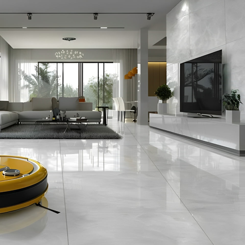 Piso Siena Speciale Polido 74x74cm Caixa com 2,19m² / 4 Peças - PPI-74100R - INCEFRA - Imagem 2