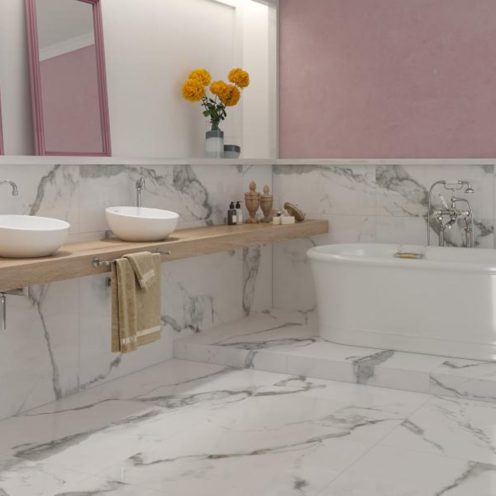 Piso Ancha Speciale Polido 74x74cm Caixa com 2,19m² / 4 Peças - PPI-71020R - INCEFRA - Imagem 2