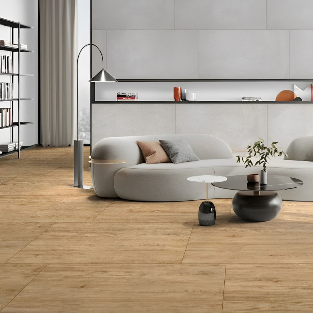 Piso HD Matte Imbuia Retificado 61x116cm Caixa com 2,83m² / 4 Peças - 822107 - ROCHAFORTE - Imagem 2