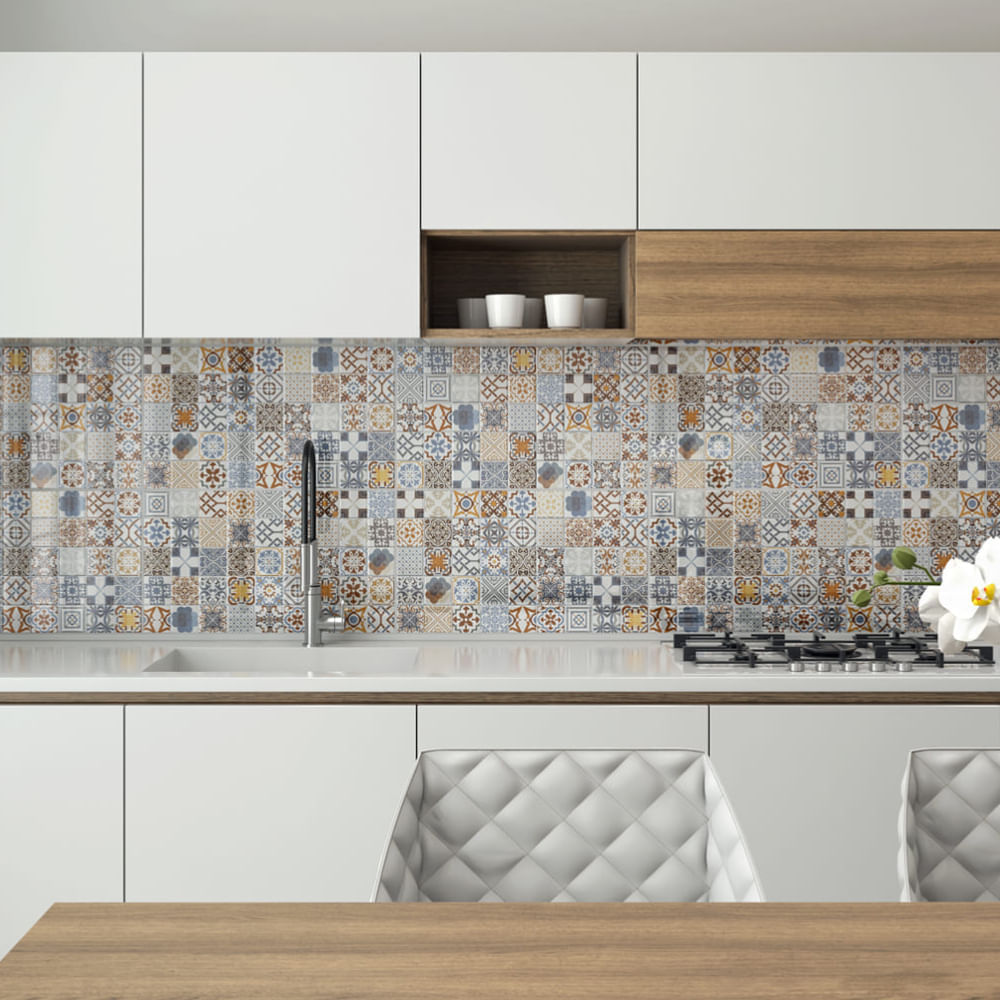 Revestimento Hidra 34x60cm Caixa com 2,10m² / 10 Peças - 1956D - FORMIGRES - Imagem 2