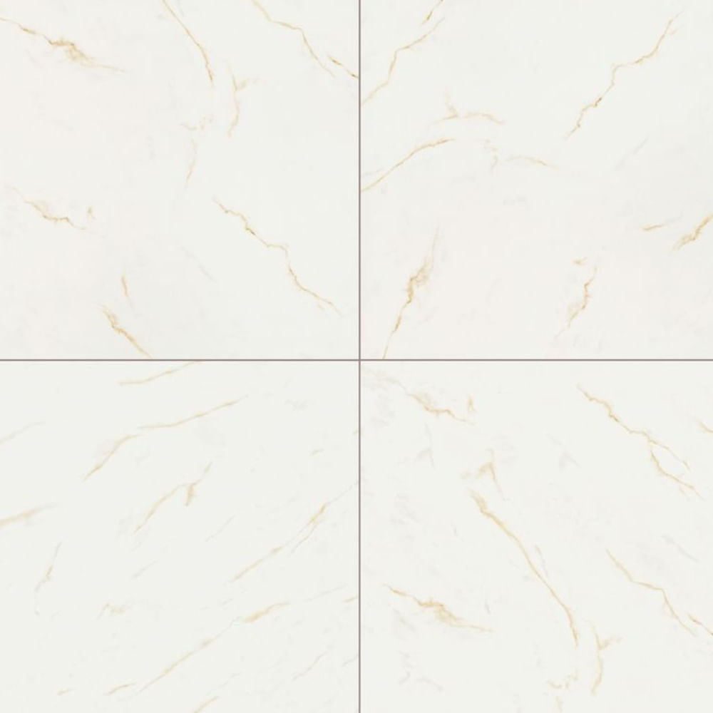 Porcelanato Calacata Real Polido 87,7x87,7cm Caixa com 1,54m² / 2 Peças - 6058828A - PORTINARI - Imagem 3