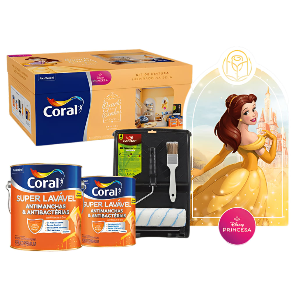 Kit de Pintura Bela 4,4 Litros - 5976782 - CORAL