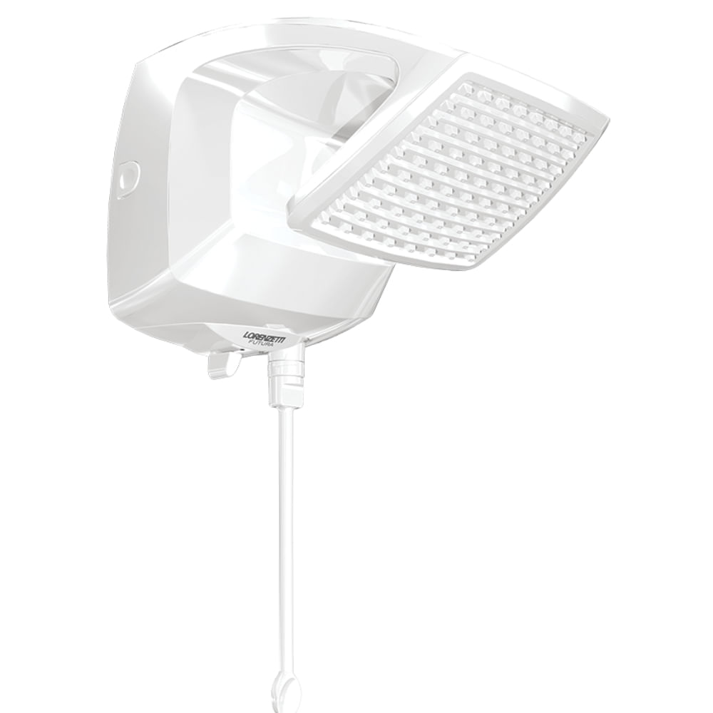 Ducha Futura Eletrônica Blindada 220 Volts 7500 Watts Branca - 7531305 - LORENZETTI