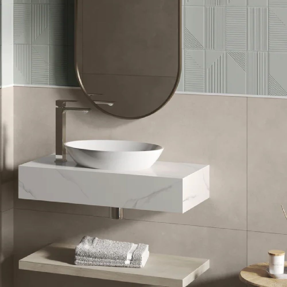 Porcelanato Hit Gris Externo Retificado 80x80cm Caixa com 2,55m² / 4 Peças - 21143ET - PORTOBELLO - Imagem 7