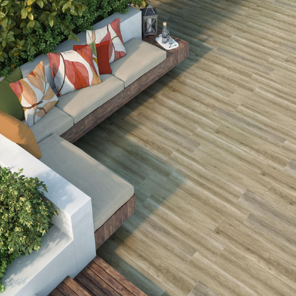 Porcelanato Acetinado Rovere Antico 18x113cm Caixa com 1,98m² / 10 Peças - 18111671 - SAVANE - Imagem 2