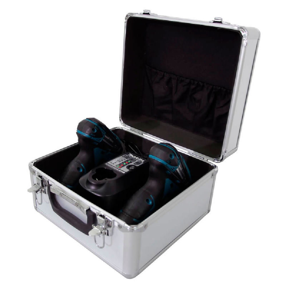 Kit Furadeira Parafusadeira e Parafusadeira de Impacto Bateria Bivolt - LCT204 - MAKITA - Imagem 2