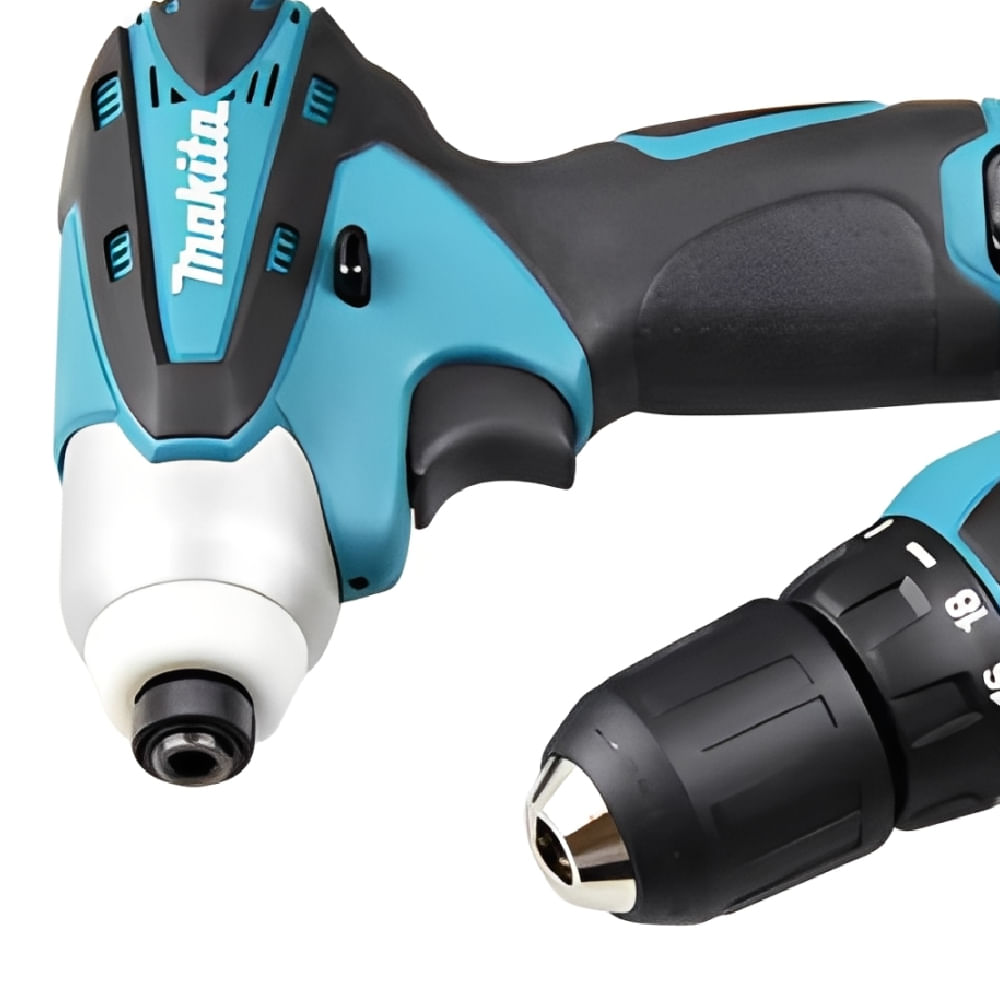 Kit Furadeira Parafusadeira e Parafusadeira de Impacto Bateria Bivolt - LCT204 - MAKITA - Imagem 3