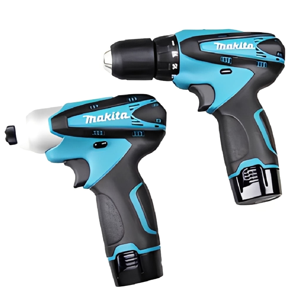 Kit Furadeira Parafusadeira e Parafusadeira de Impacto Bateria Bivolt - LCT204 - MAKITA - Imagem 4