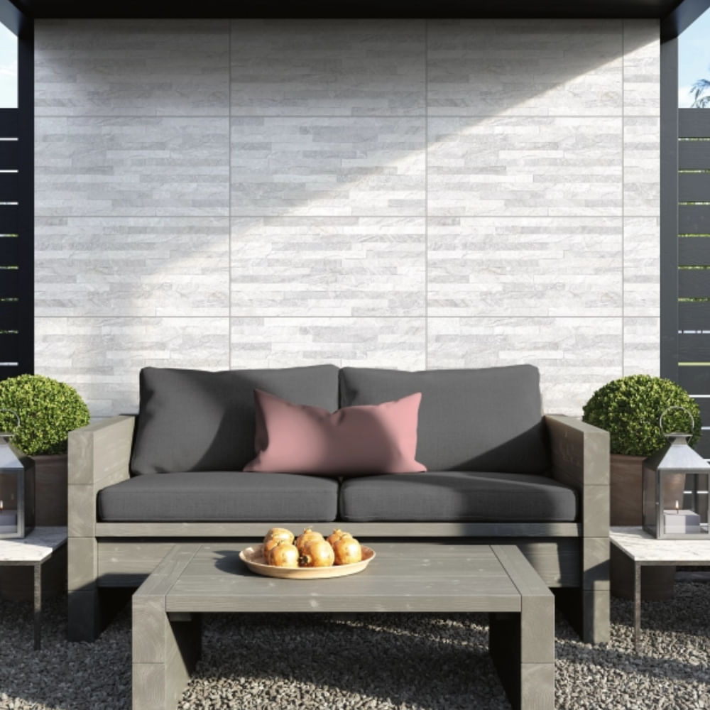 Revestimento 38x75cm Cagliari Grigio Plus Caixa com 2,00m² / 7 Peças - 113021 - CECAFI - Imagem 2