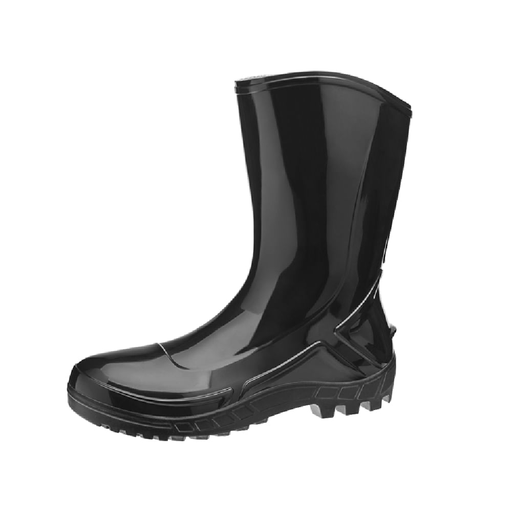 Bota Preta PVC Cano Médio N°38 - 700453-38 - MARLUVAS - Imagem 2