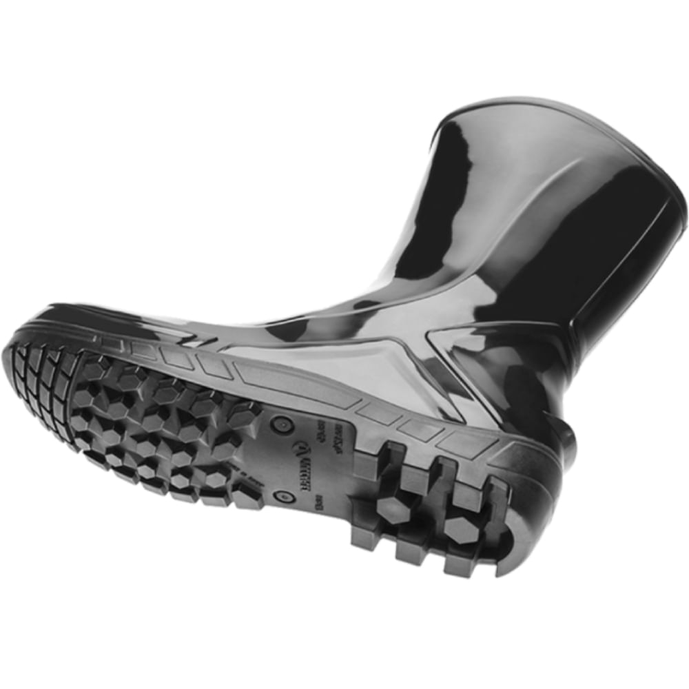 Bota Preta PVC Cano Médio N°45 - 700453-45 - MARLUVAS - Imagem 3