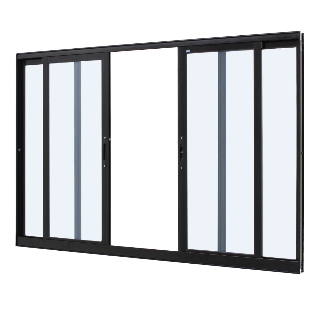 Janela Caribe 4 Folhas 150x100 Preta - 1002-5673 - JAP - Imagem 2