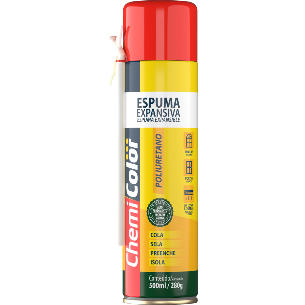 Espuma Pu 500ml 280gr - 0680631 - CHEMICOLOR