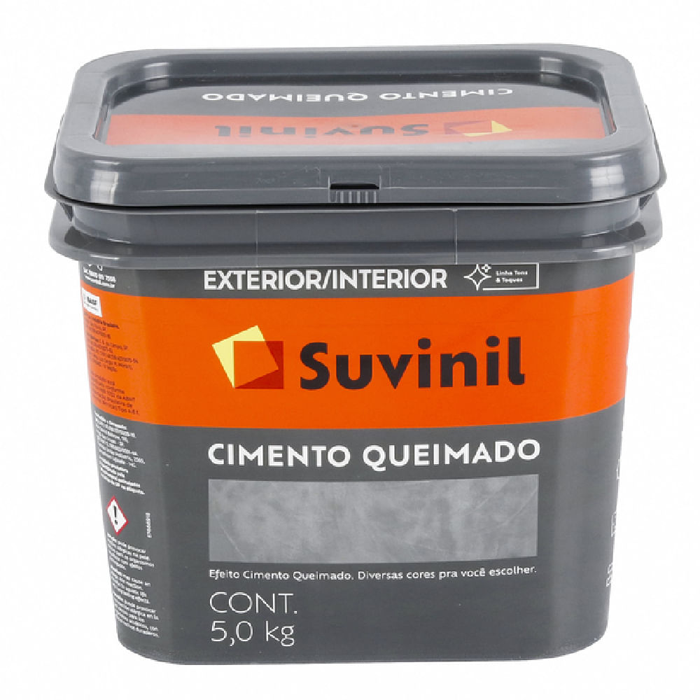 Efeito Cimento Queimado 5 kg Tunel de Concreto - 50687531 - SUVINIL