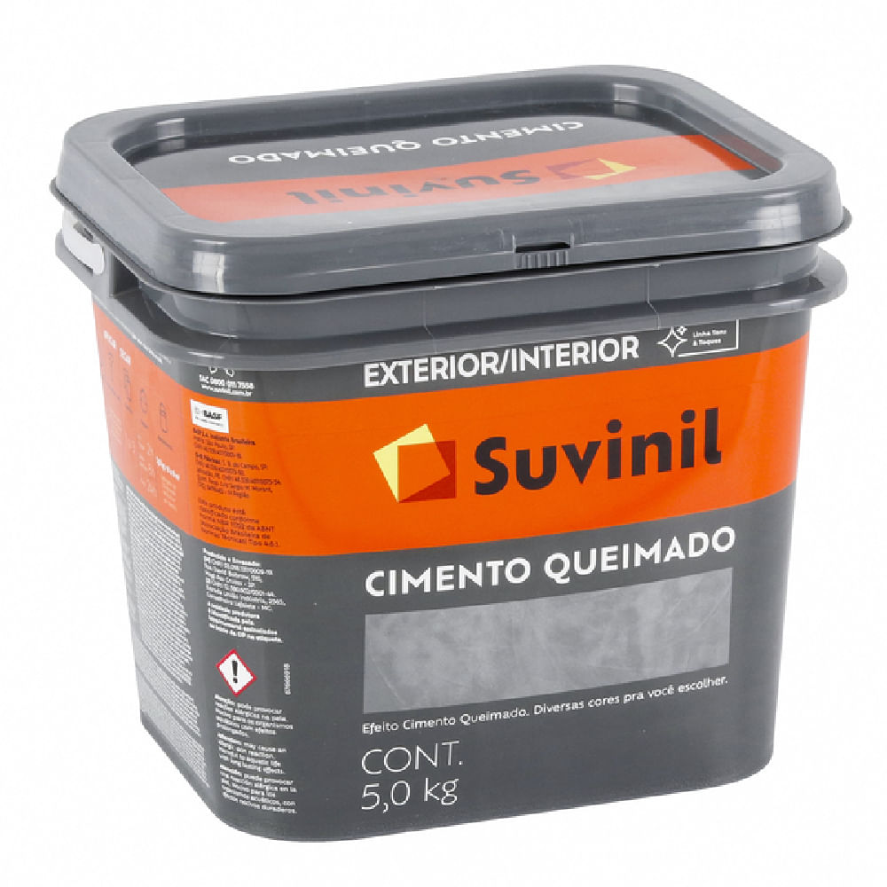 Efeito Cimento Queimado 5 kg Tunel de Concreto - 50687531 - SUVINIL - Imagem 2