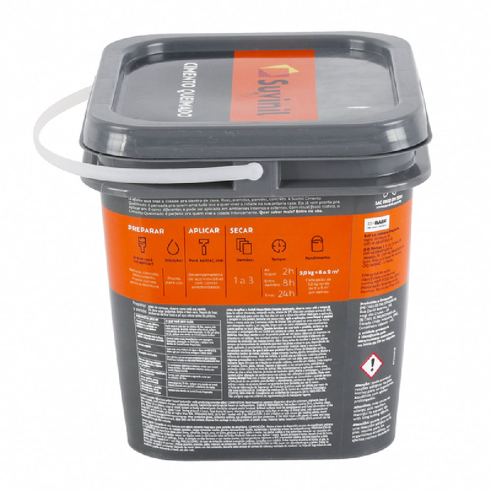 Efeito Cimento Queimado 5 kg Tunel de Concreto - 50687531 - SUVINIL - Imagem 3