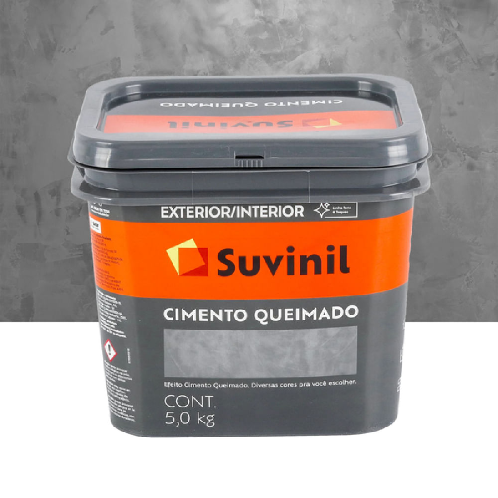 Efeito Cimento Queimado 5 kg Tunel de Concreto - 50687531 - SUVINIL - Imagem 4