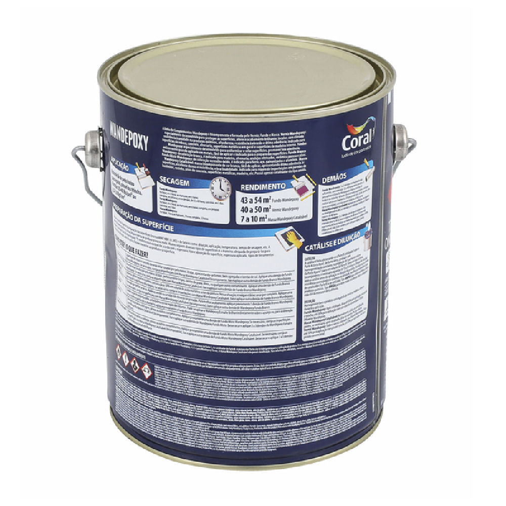 Fundo Wandepoxy 2,7L Branco - 5202564 - CORAL - Imagem 2