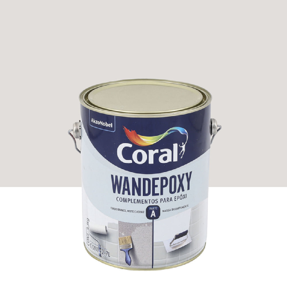 Fundo Wandepoxy 2,7L Branco - 5202564 - CORAL - Imagem 3