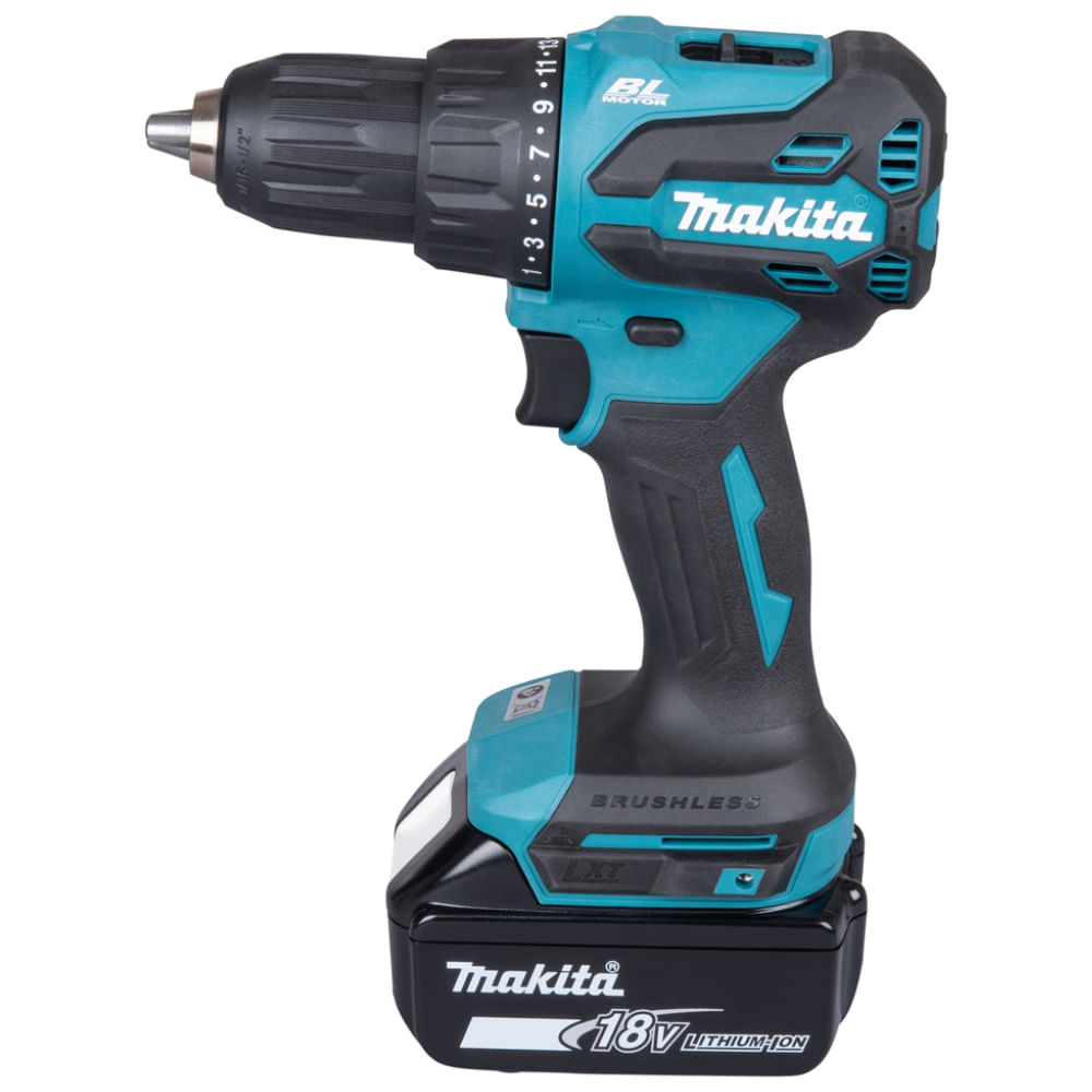 Parafusadeira e Furadeira de Impacto com 2 Baterias 18 Watts - DHP490WVE - MAKITA - Imagem 2