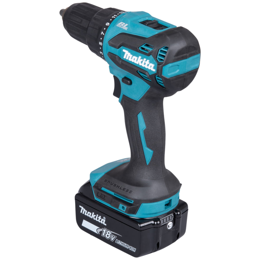 Parafusadeira e Furadeira de Impacto com 2 Baterias 18 Watts - DHP490WVE - MAKITA - Imagem 3